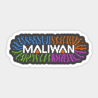 Borderlands Maliwan 8-Bit Pixel Art Sticker